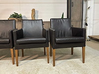 Simon leren eetkamerstoel (4x) - afbeelding 9 van  10