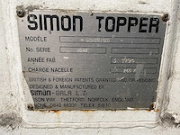 Simon topper boxer 120 hoogwerker - afbeelding 14 van  21