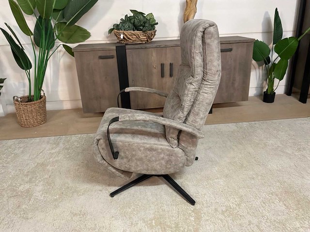 Simone electrische leren relax fauteuil - afbeelding 4 van  8