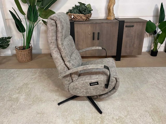 Simone electrische leren relax fauteuil - afbeelding 5 van  8