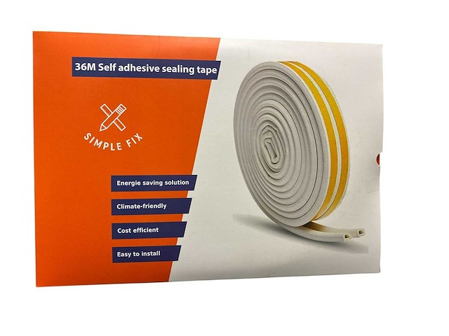 Simple fix - tochtstrip - 36 meter (80x) - afbeelding 1 van  1