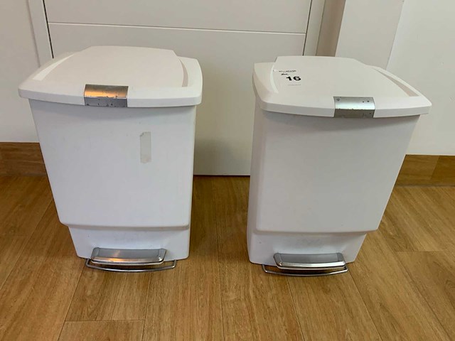 Simplehuman afvalemmer & prullenbak (2x) - afbeelding 1 van  6