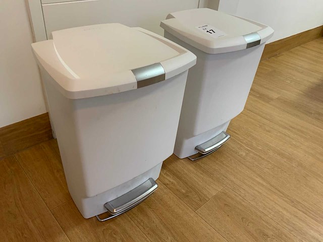 Simplehuman afvalemmer & prullenbak (2x) - afbeelding 2 van  7