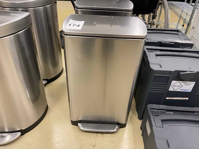 Simplehuman afvalemmers (2x) - afbeelding 2 van  3