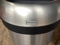 Simplehuman kantoor prullenbak (2x) - afbeelding 5 van  7