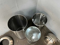Simplehuman / push prullenbak afvalbak (2x) - afbeelding 5 van  5