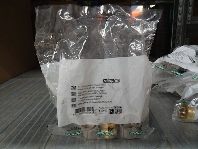 Simplex - f10012 - h-onderblok 2p (14x) - afbeelding 2 van  2