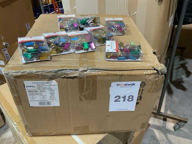 Simplex metalen bindclips (288x) - afbeelding 2 van  4