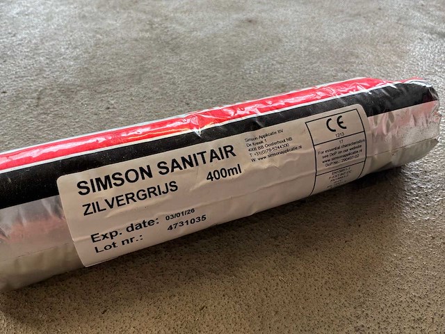 Simson sanitair kit zilvergrijs - afbeelding 2 van  4