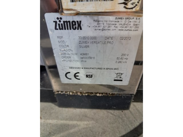 Sinasappel pers, zumex, versatile pro - afbeelding 3 van  11