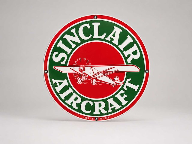 Sinclair aircraft reclamebord - afbeelding 1 van  1