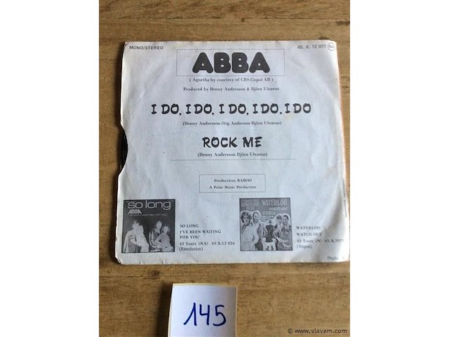 Single abba - afbeelding 2 van  2