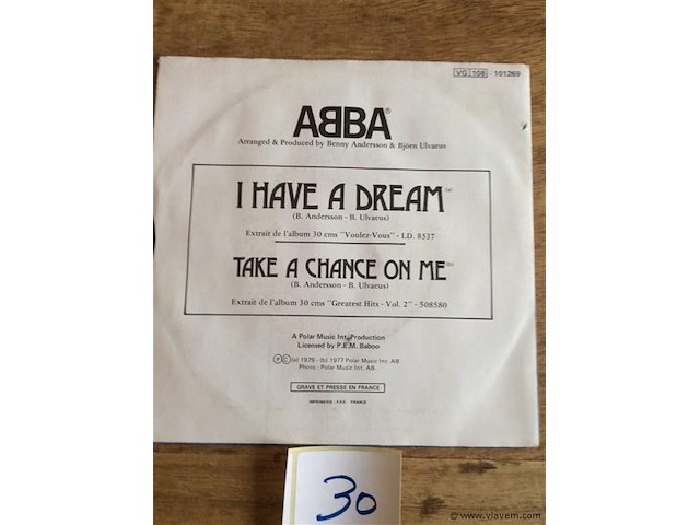 Single abba - afbeelding 2 van  2