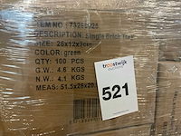 Single brick tray, raffia - afbeelding 4 van  7