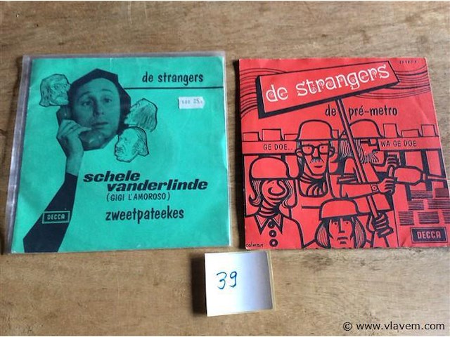 Single de strangers 2stuks - afbeelding 1 van  2