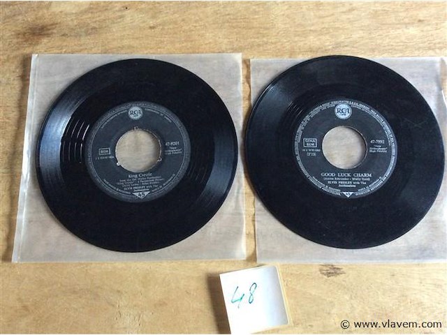 Single elvis presley 2stuks - afbeelding 1 van  3