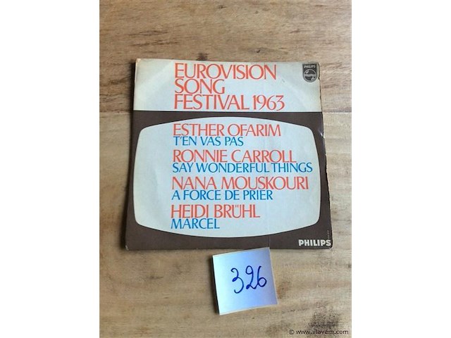 Single eurovision 1963. - afbeelding 1 van  2