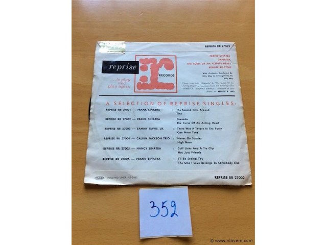 Single frank sinatra - afbeelding 2 van  2