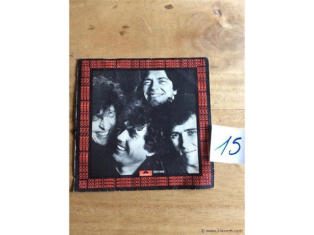 Single golden earring - afbeelding 2 van  2