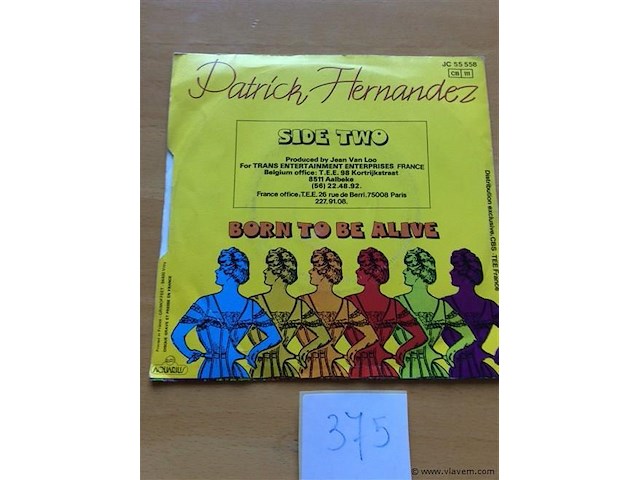 Single patrick hernandez - afbeelding 2 van  2