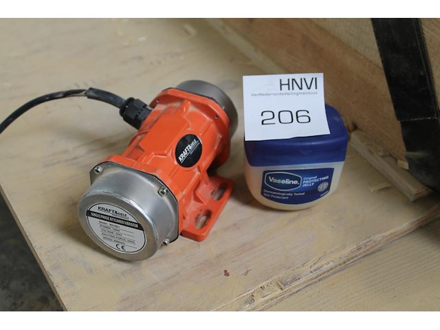 Single phase vibrator kraft&dele model kd1821 met schakelaar en variabel toerental. - afbeelding 1 van  4