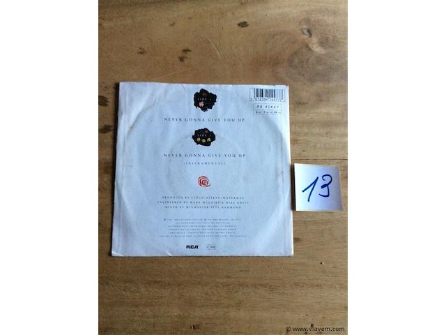 Single rick astley - afbeelding 2 van  2