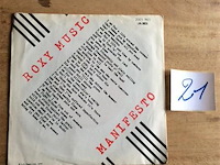 Single roxy music - afbeelding 2 van  2