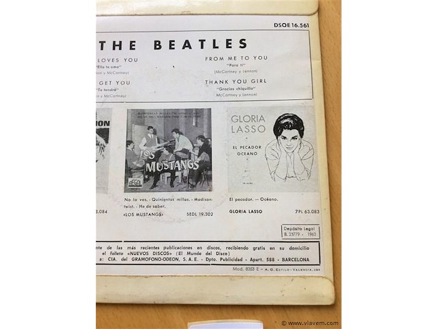 Single the beatles - afbeelding 2 van  2