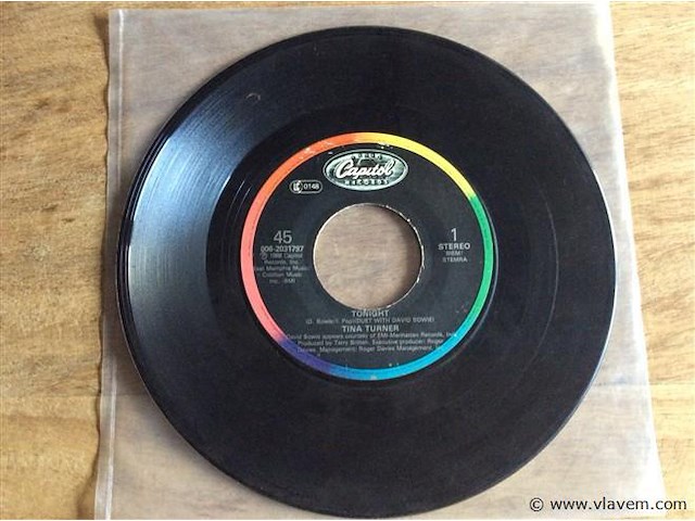 Single tina turner - afbeelding 1 van  2
