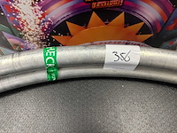 Single tube cirkel zilver zonder koppeling 2 delen 1.65m - afbeelding 1 van  2