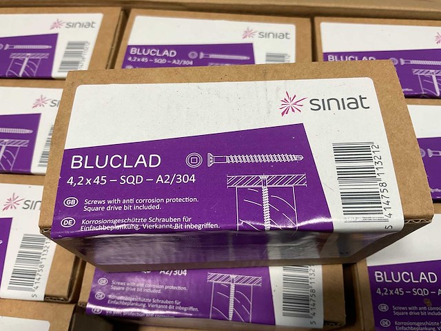Siniat bluclad gevelschroeven ø4,2x45 mm - omdoos 30 x 200 stuks (2x) - afbeelding 3 van  4
