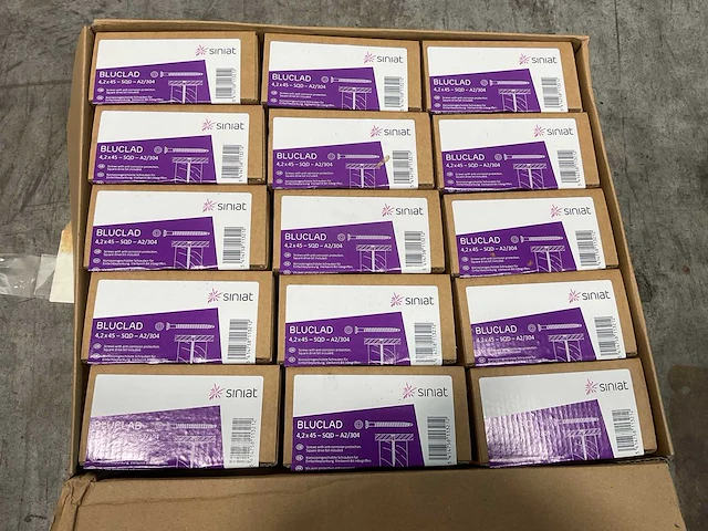 Siniat bluclad gevelschroeven ø4,2x45 mm - omdoos 30 x 200 stuks - afbeelding 2 van  7