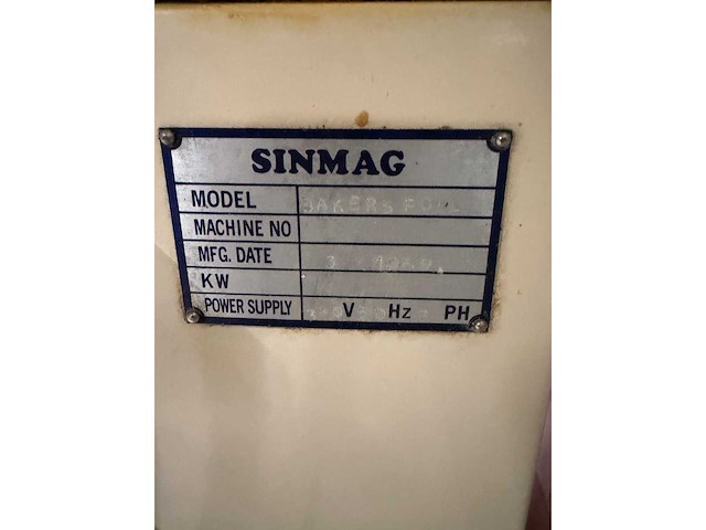 Sinmag - bakersroll - uitrolmachine - afbeelding 3 van  13