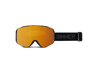 Sinner aura skibril mat zwart/oranje