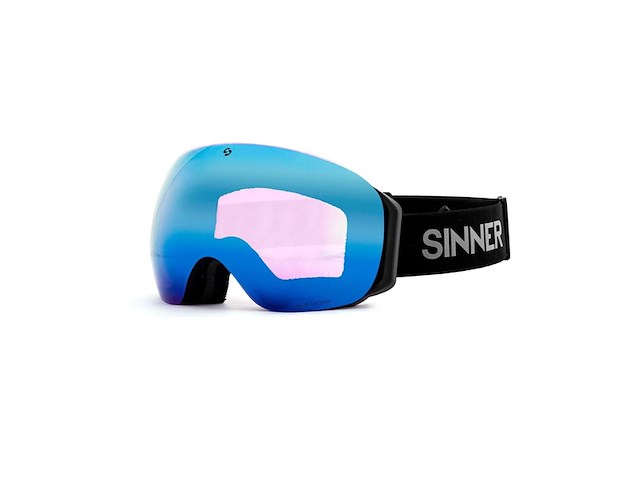 Sinner avon skibril mat zwart incl 2 lenzen - afbeelding 2 van  4