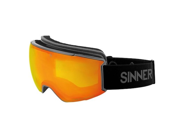 Sinner boreas skibril mat donkergrijs one size - afbeelding 2 van  4