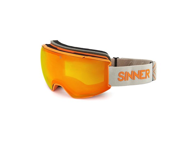 Sinner boreas skibril mat oranje unisex - afbeelding 1 van  3
