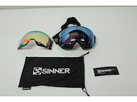 Sinner boreas skibril mat zwart one size - afbeelding 2 van  3