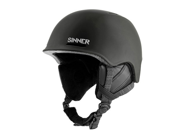 Sinner fortune skihelm mat zwart maat 53 - afbeelding 1 van  1