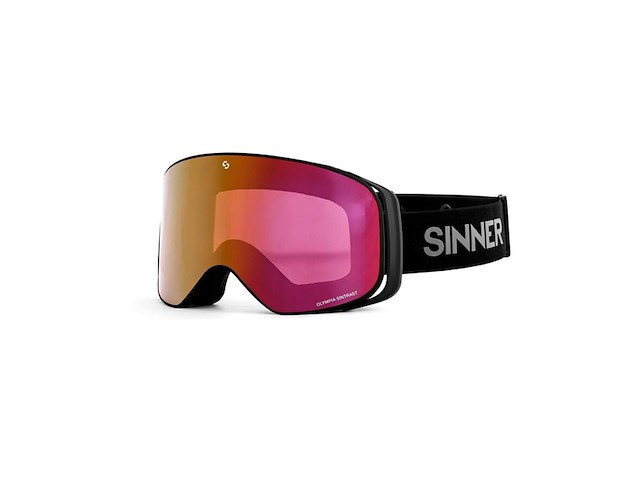 Sinner olympia skibril mat zwart unisex maat one size - afbeelding 2 van  3