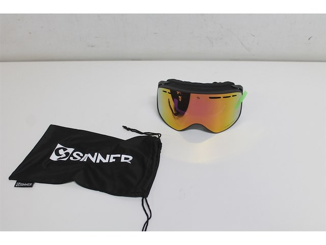 Sinner olympia skibril zwart sintrast lens - afbeelding 2 van  3