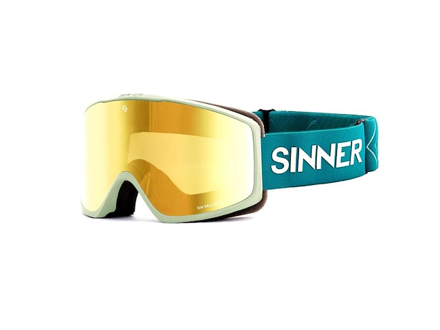 Sinner sin valley s skibril groen categorie 3 - afbeelding 2 van  4