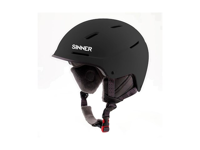 Sinner skihelm whistler mat zwart unisex maat 57 - afbeelding 1 van  2
