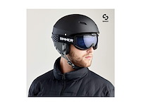 Sinner tico skibril dubbele lens anticondens mat zwart blauwe lens - afbeelding 2 van  3