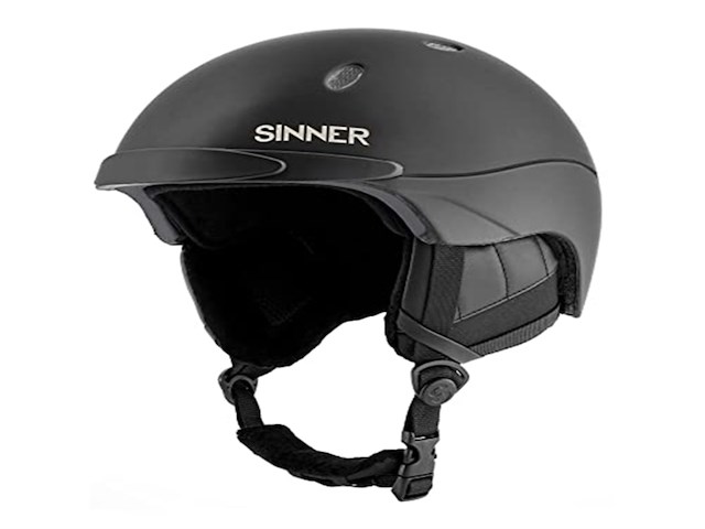 Sinner titan mat skihelm zwart unisex maat l - afbeelding 1 van  1