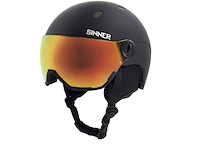 Sinner titan visor ski helm zwart - afbeelding 1 van  3