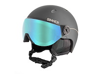 Sinner titan visor skihelm mat grijs maat 61 - afbeelding 2 van  6