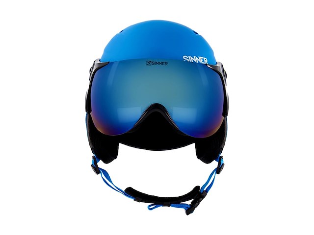 Sinner typhoon visor skihelm blauw maat s - afbeelding 3 van  6