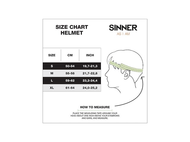 Sinner zermatt unisex skihelm mat zwart maat m - afbeelding 4 van  6
