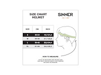 Sinner zermatt unisex skihelm mat zwart maat m - afbeelding 4 van  6